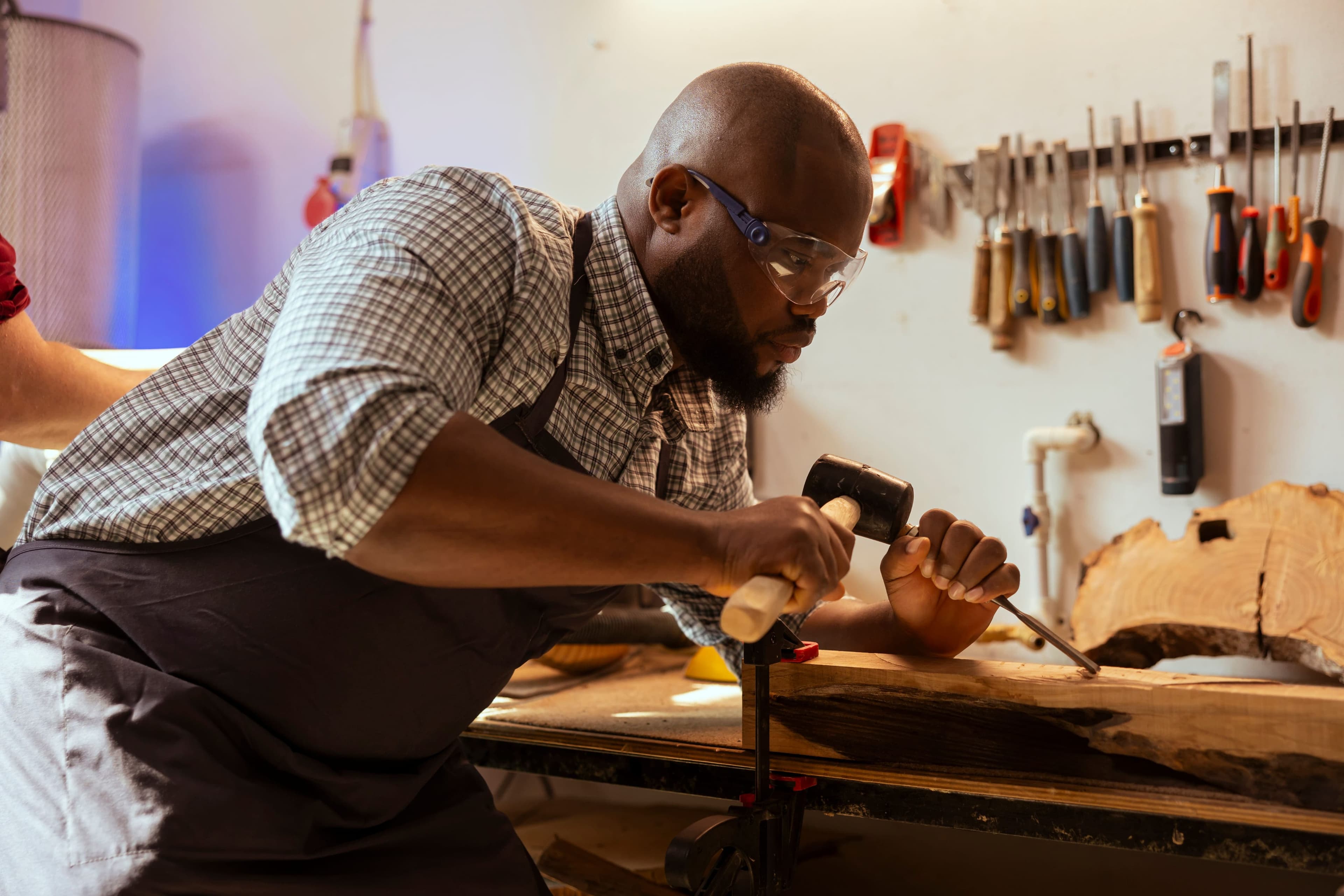 Craftsman at work