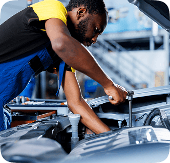 Mechanic at work